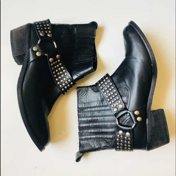 Urban Outfitters Shoes - Ecote Black Silver Studded Ankle Boots